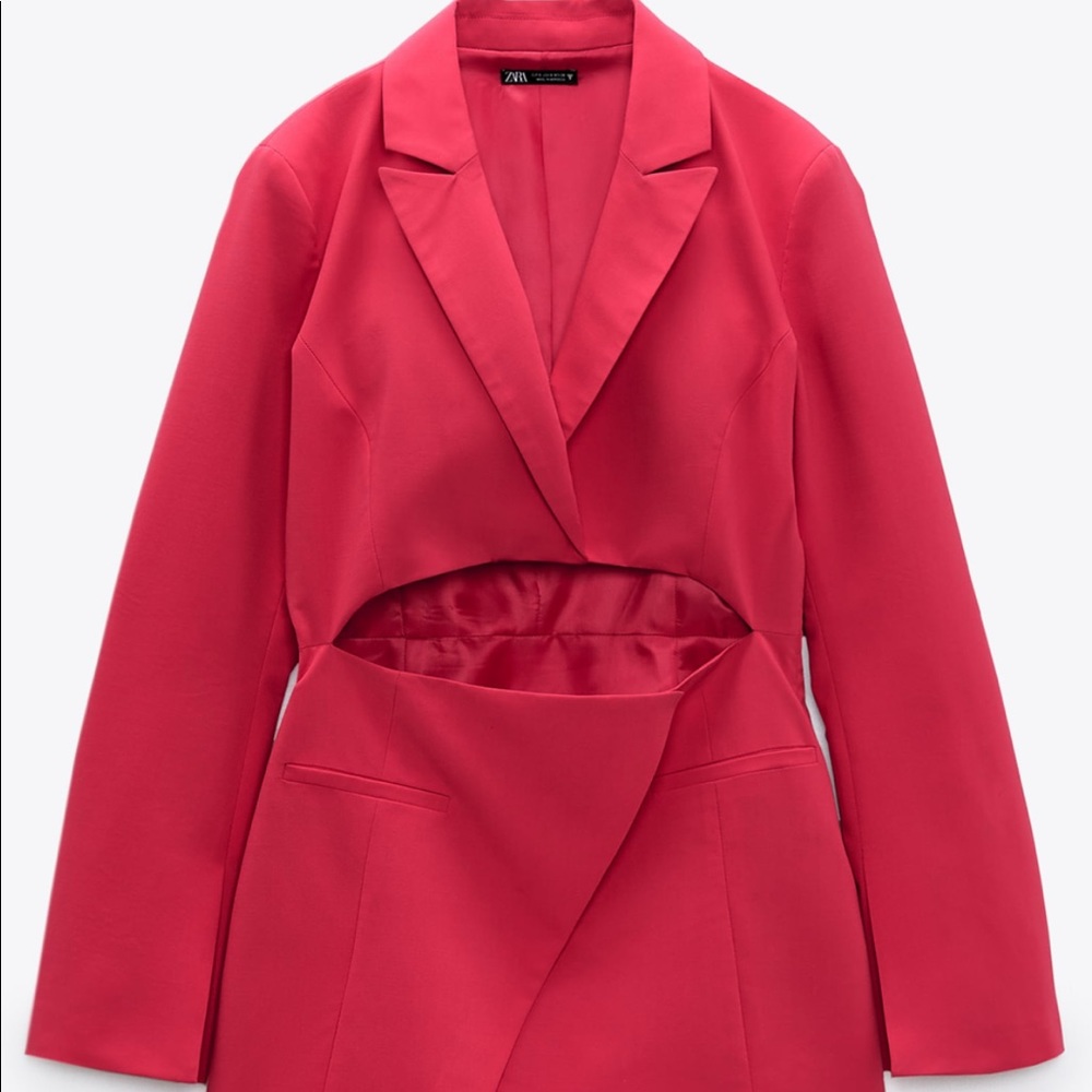 Cut Out Blazer Dress